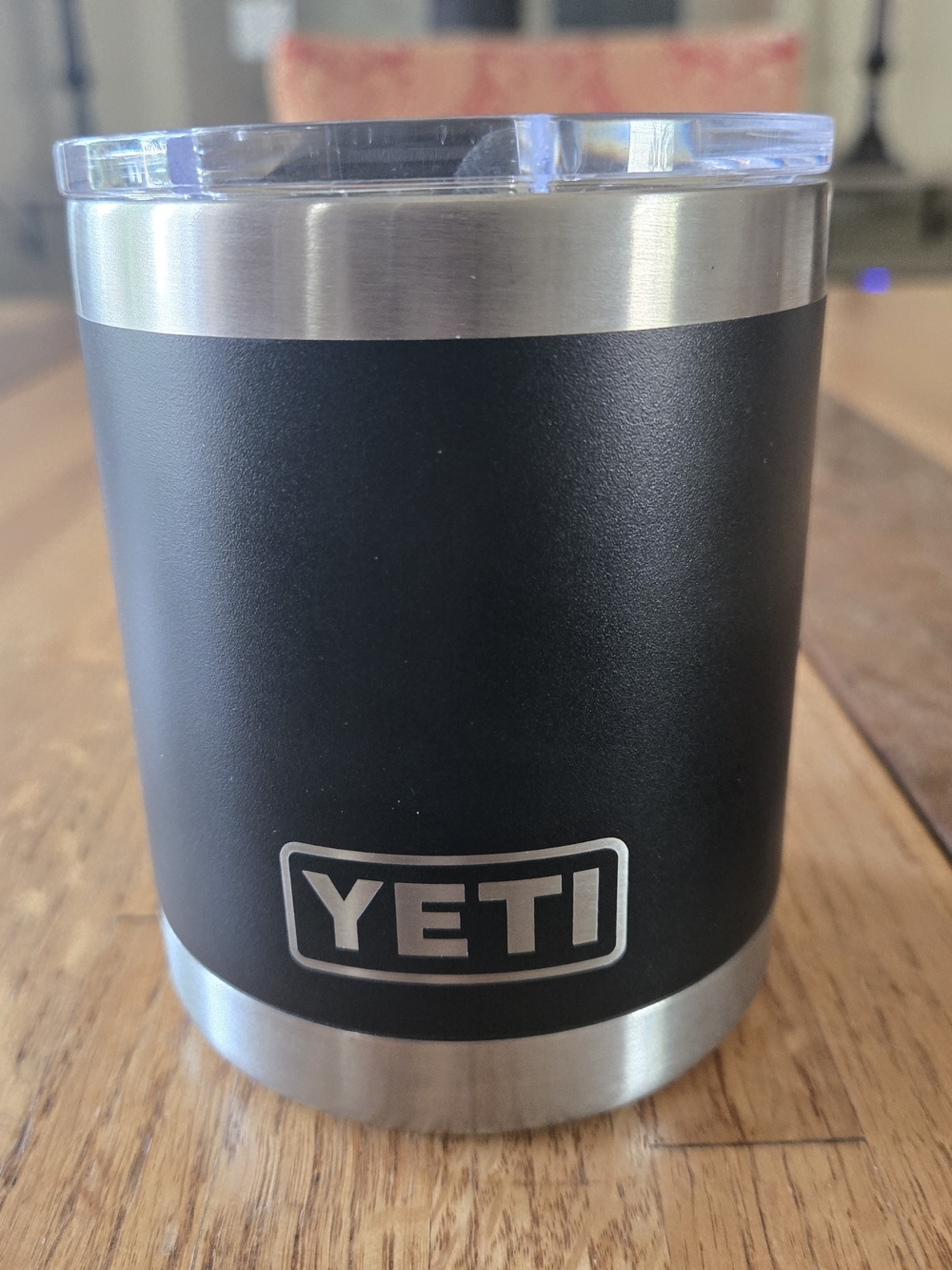 Yeti Tumbler Low Ball 10oz Black Stainless Steel Insulated U.S. Navy Seals Eagle